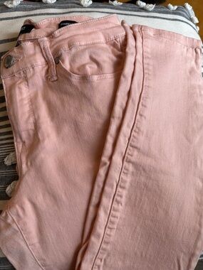 Nine West Blush Pink Skinny Jeans
